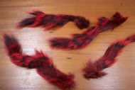 Grey Squirrel Tail Dyed Red