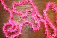Ice Chenille Large Hot Pink