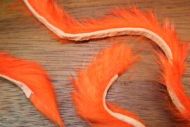1/8" Rabbit Zonker Strips Hot Orange