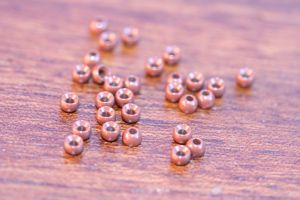 Painted Tungsten Beads 3mm Tan/Brown