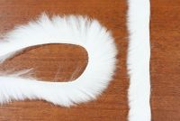 1/8" Fluffy Bunny Strips White