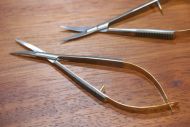 Lathkill 4" Micro Curved Point Spring Scissors