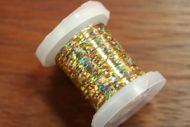 Holographic Tinsel Large Gold