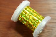 Holographic Tinsel Small Chartreuse/Yellow