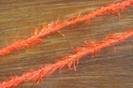 Flybox Small Crystal Hackle Ultimate Fire Orange