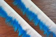 1/8" Crosscut Two Toned Rabbit Strips Blue/White